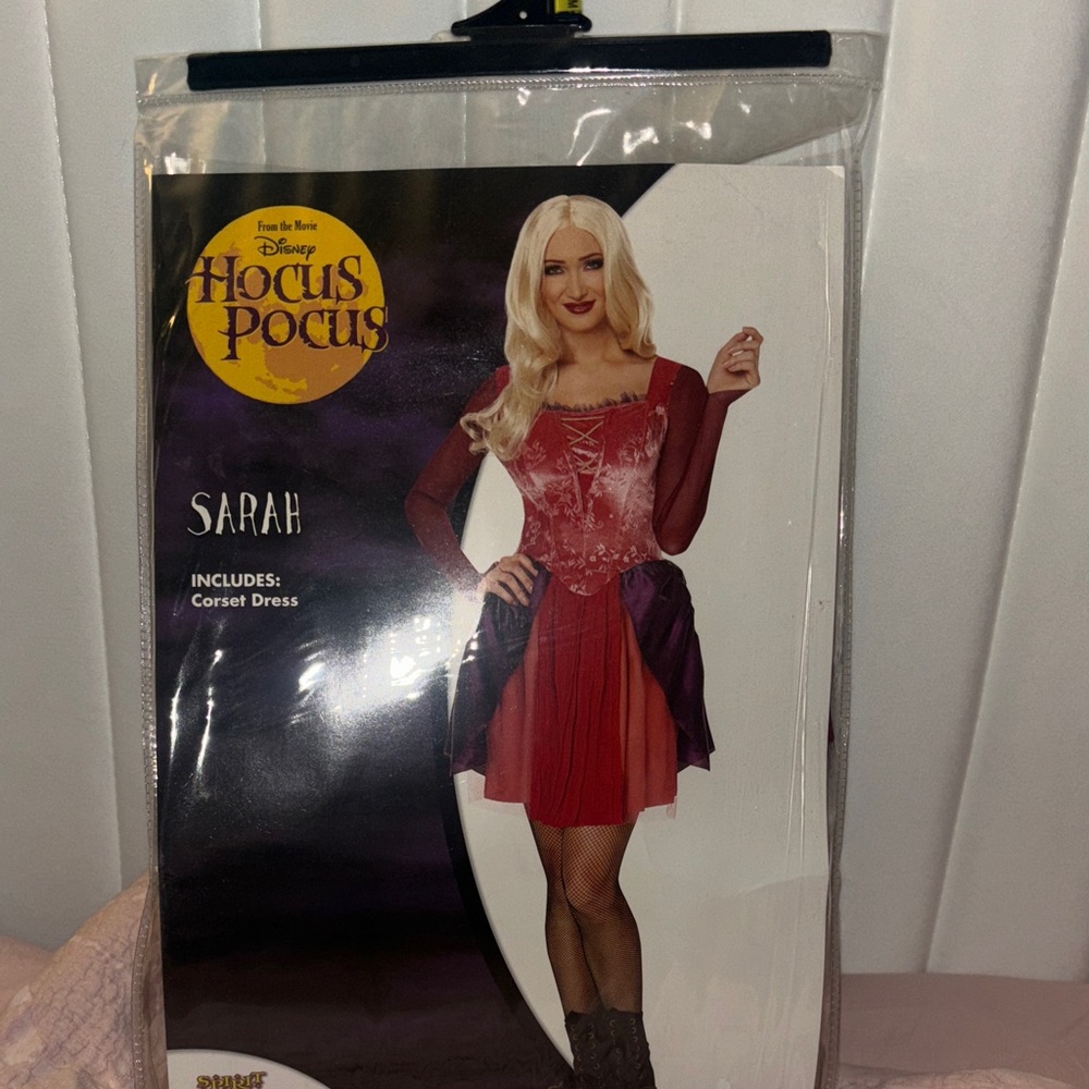 Disney Hocus Pocus Sarah Red and Purple Costume